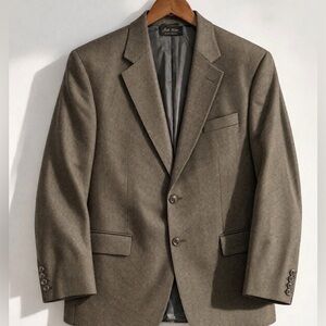 Jack Victor Wool Blazer 48R Brown Check Sport Coat Classic Tailored Canada